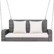 2-Person Cushioned Porch Swing