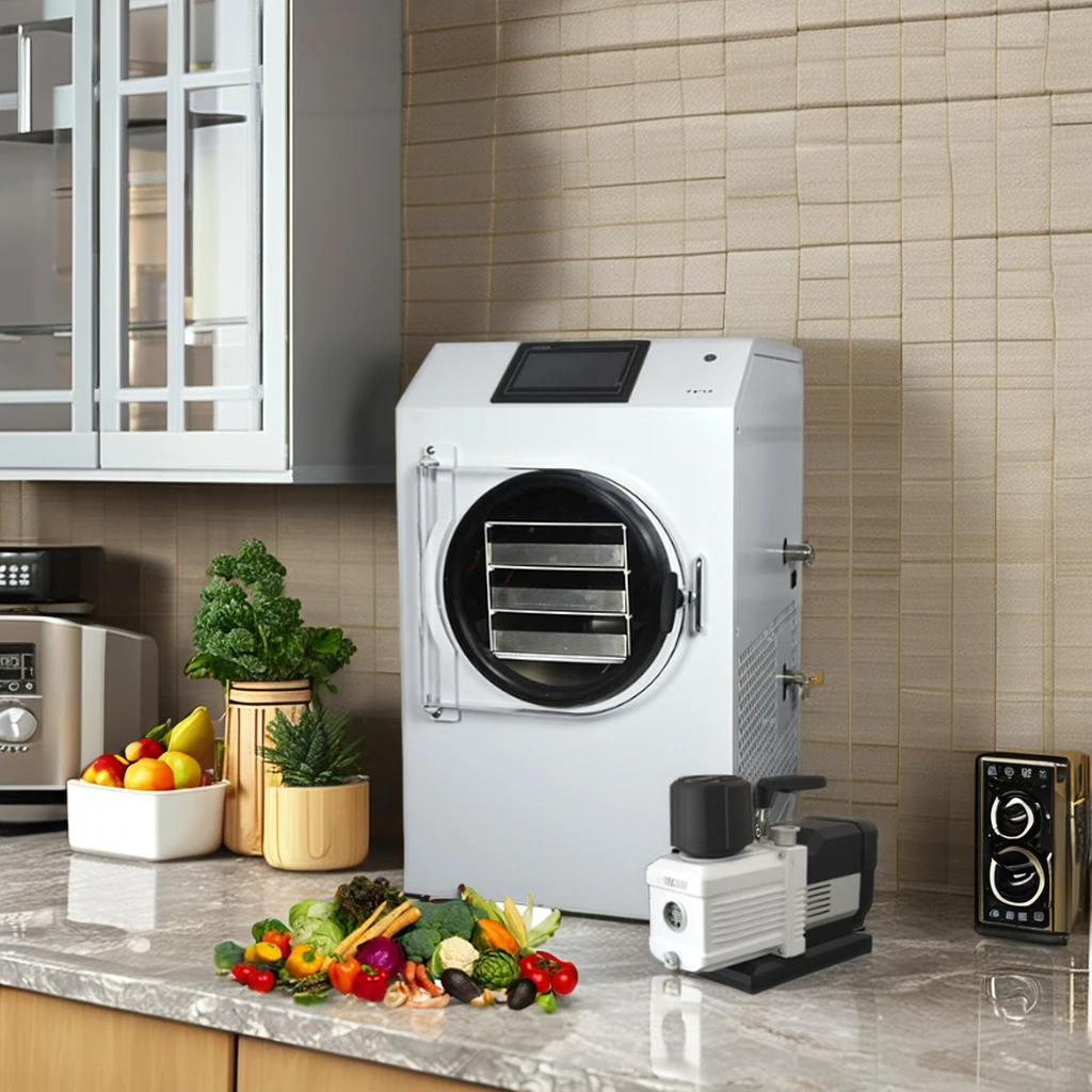 

Food Vacuum Freeze Drying Machine Dried Fruit Freeze Dry Equipment Home Freeze Dryer for Sale