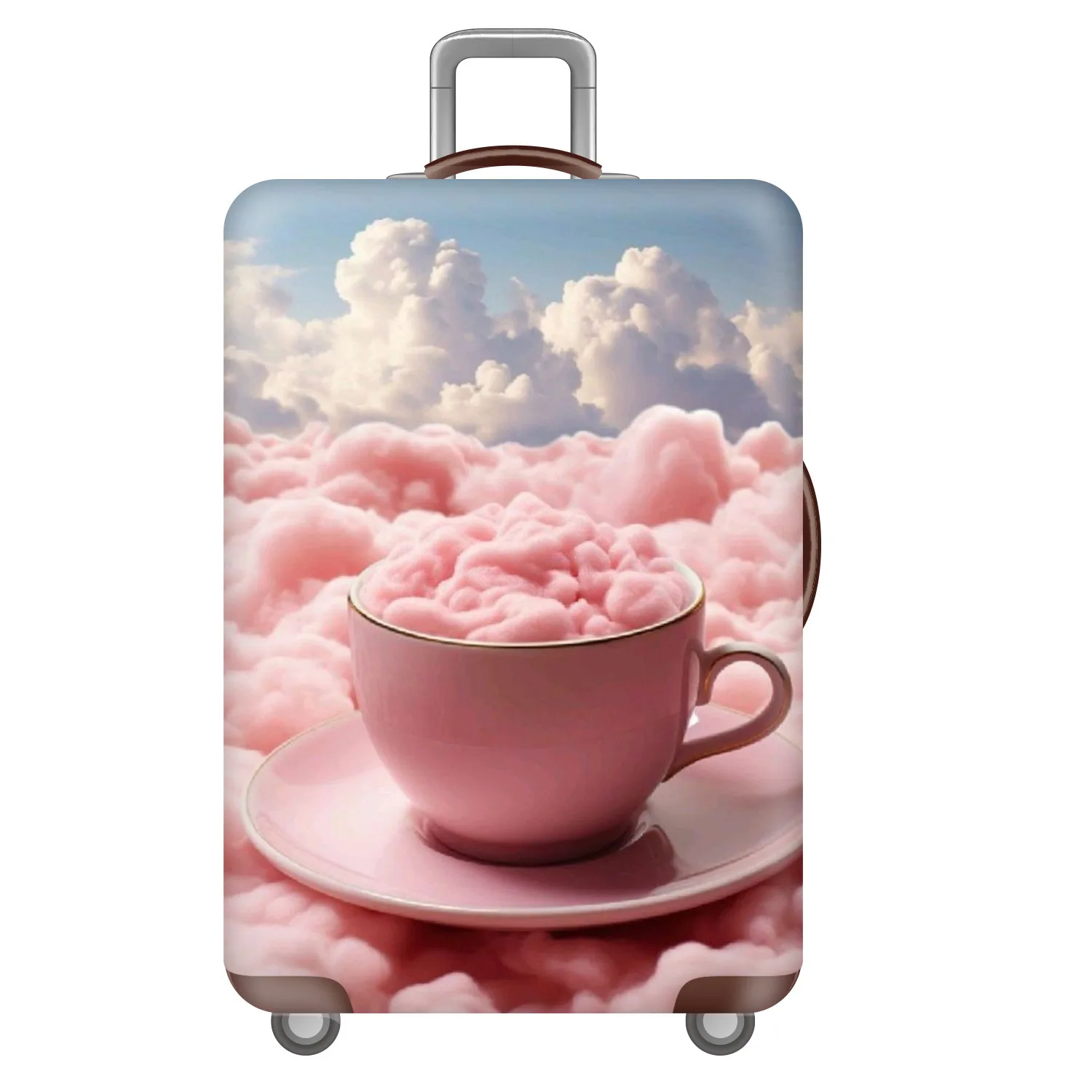 Thickened travel luggage protective case trolley case, machine washable washable polyester, ideal for airports and hotels