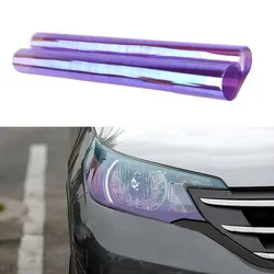 60*30cm Car Headlights Protective Film Vinyl Film Sticker Auto Taillight Film Tint PURPLE Chameleon Neo Chrome Sticker