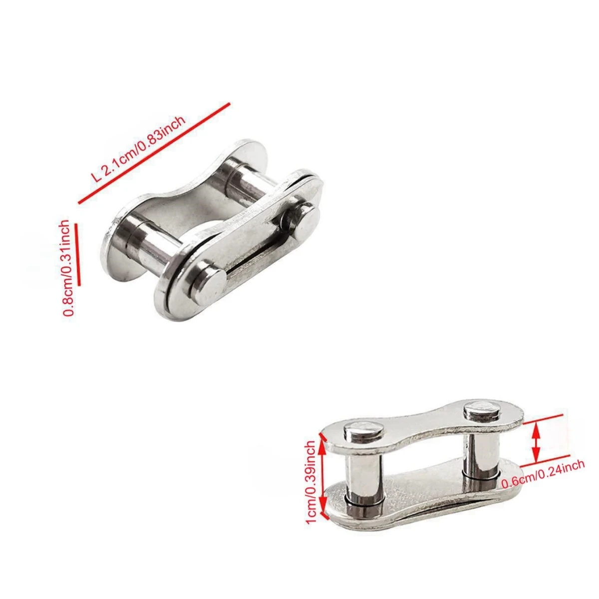 5 Pairs Single Speed Removable Quick Split Chain Link for 1 Speed Bike Chain Buckle