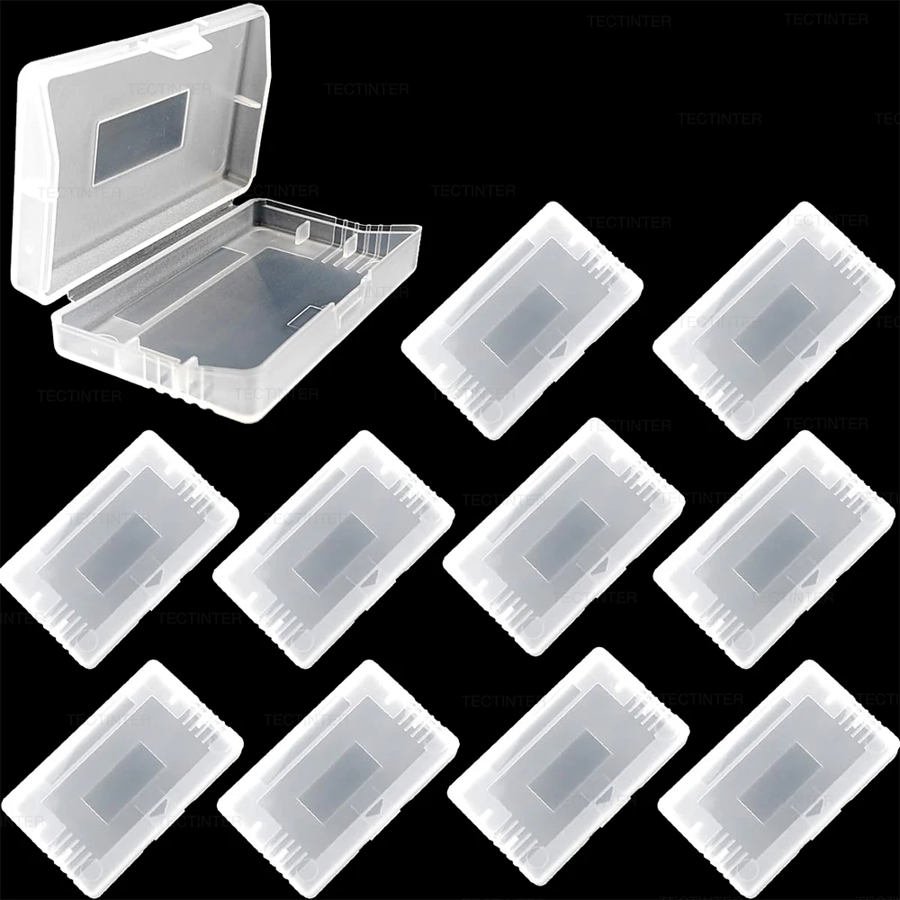 Transparent Game Card Case For Nintendo GameBoy Advance Cartridge Protector Plastic Storage Box For GBA Accessories