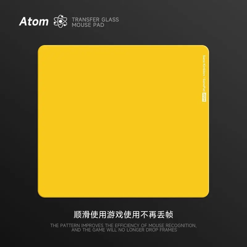 Waterproof Solid Color Minimalist Glass Game Mouse Pad Smooth Frosted Surface Desk Tempered Glass Mouse Pad E-Sports Mouse Pad