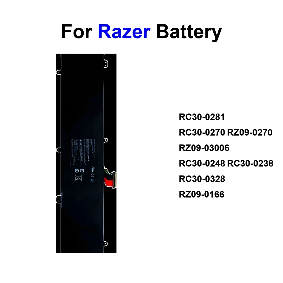 

Аккумулятор RC30-0270 RZ09-0270 RZ09-03006 RZ09-0166 RC30-0328 для Razer Blade Stealth 13 15 15.6 2018 Max 2019 2020 Pro 2017