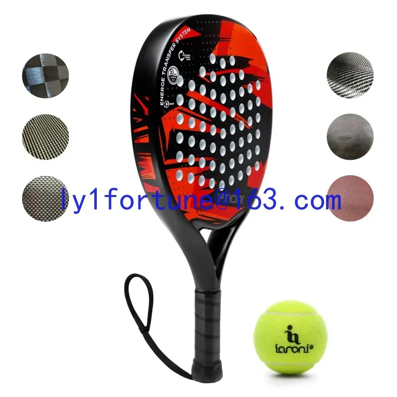 Hot Selling Professional Tennis Racket Sports Carbon Fiber Pad Professional Racket