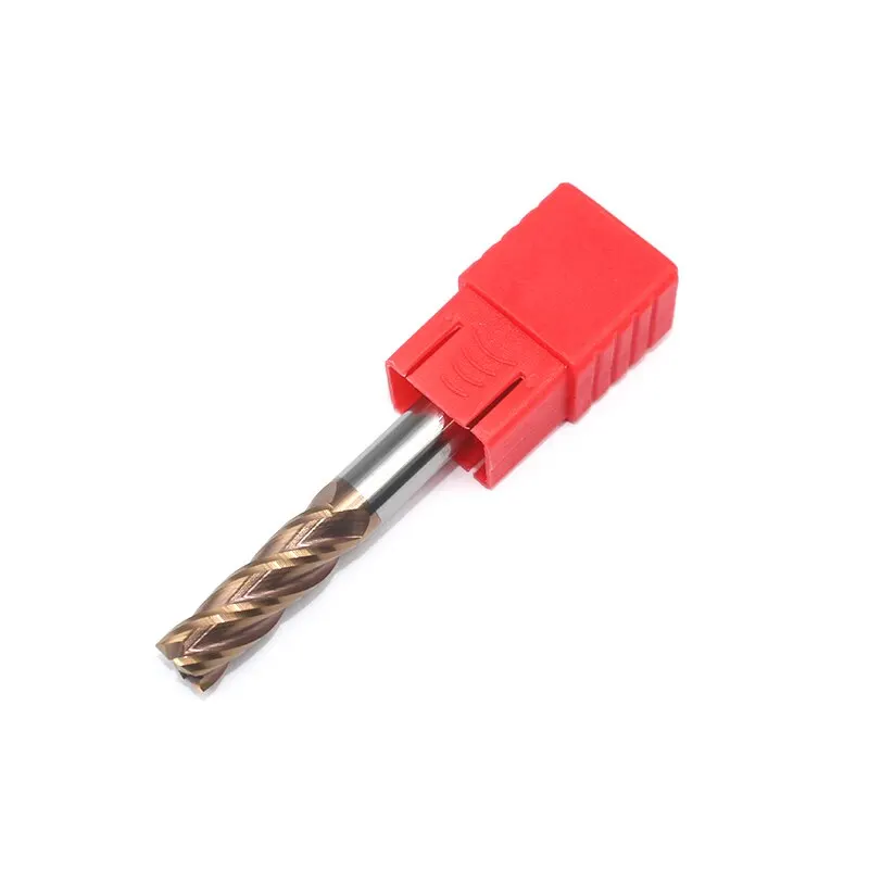 HRC55 Carbide 4 Flutes End Mill Milling Cutter Alloy Coating Tungsten Steel Endmills Cutting Tool CNC Machining