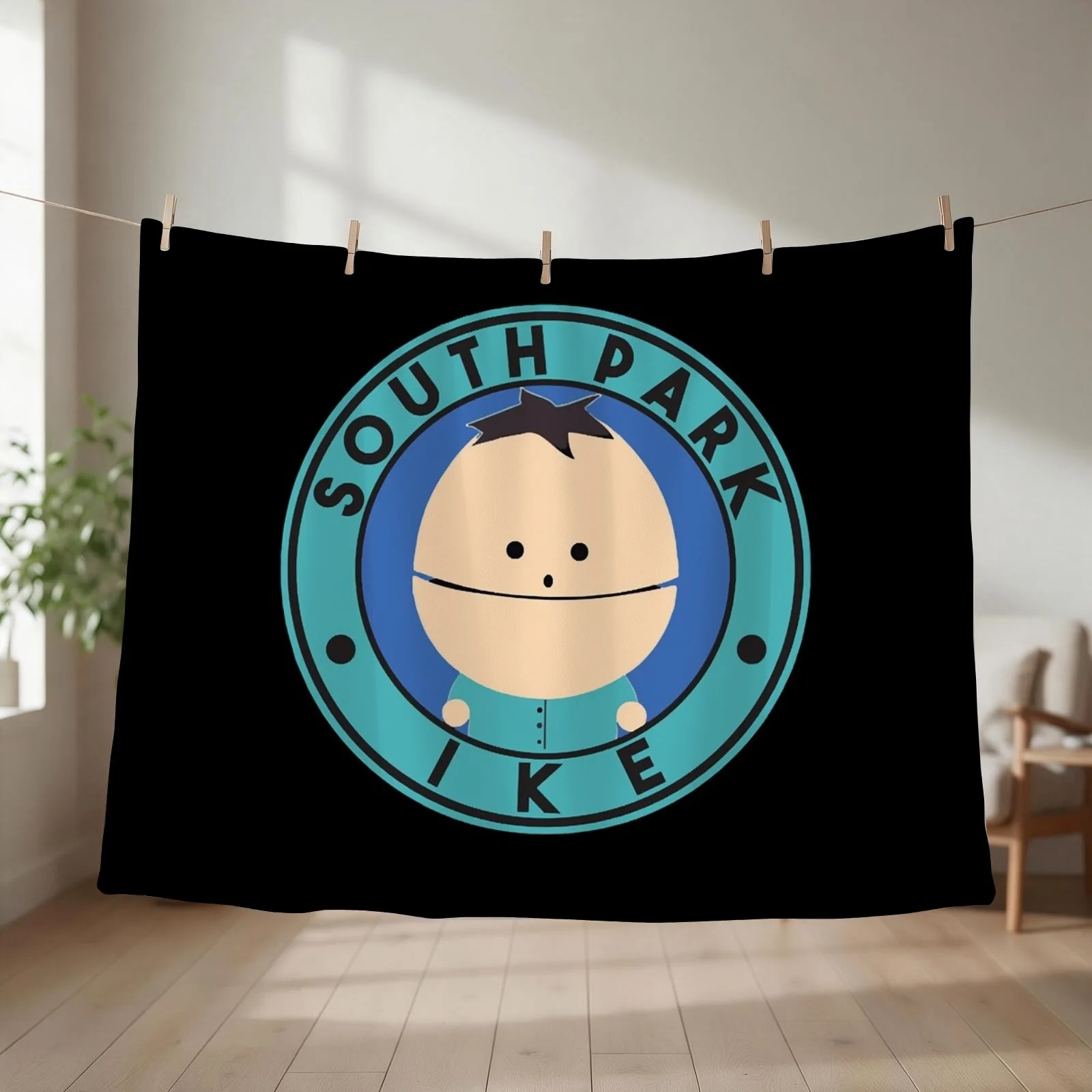 Ike Throw Blanket couch cozy soft plush fuzzy picnic outdoor blanket
