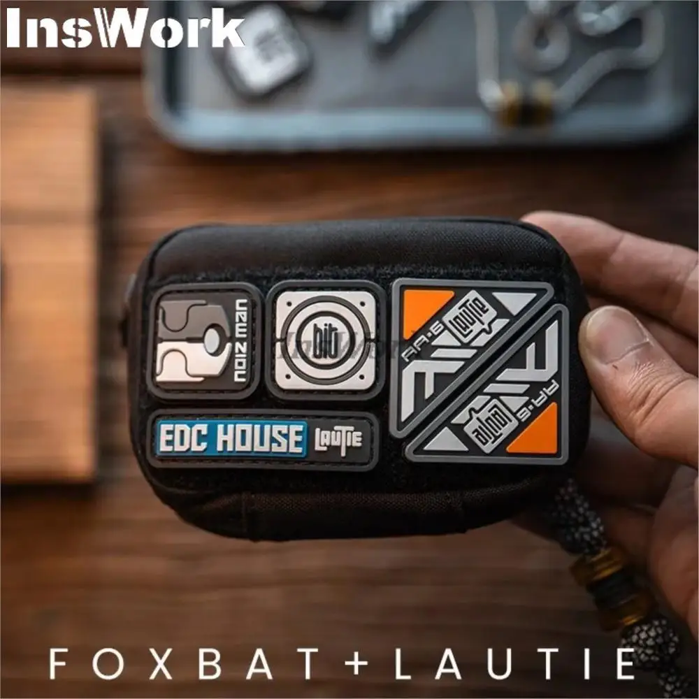 LAUTIE x FOXBAT-Bolsa de almacenamiento portátil EDC, codiseñada