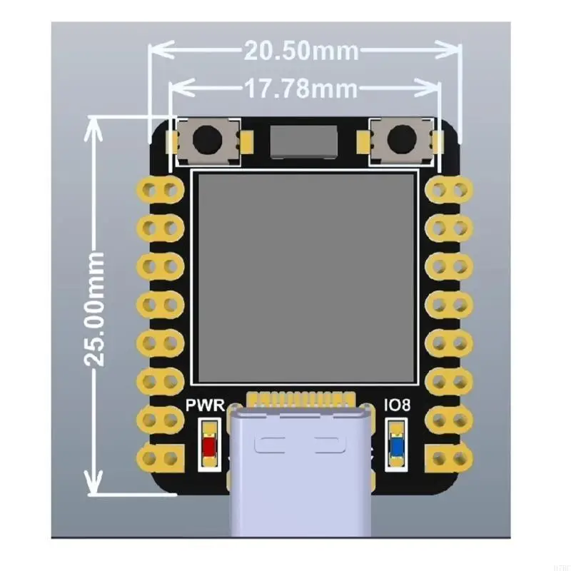 Электронная плата ESP32C3 ESP32C3 с 0,42 дюйма OLEDSCREEN TYPE C