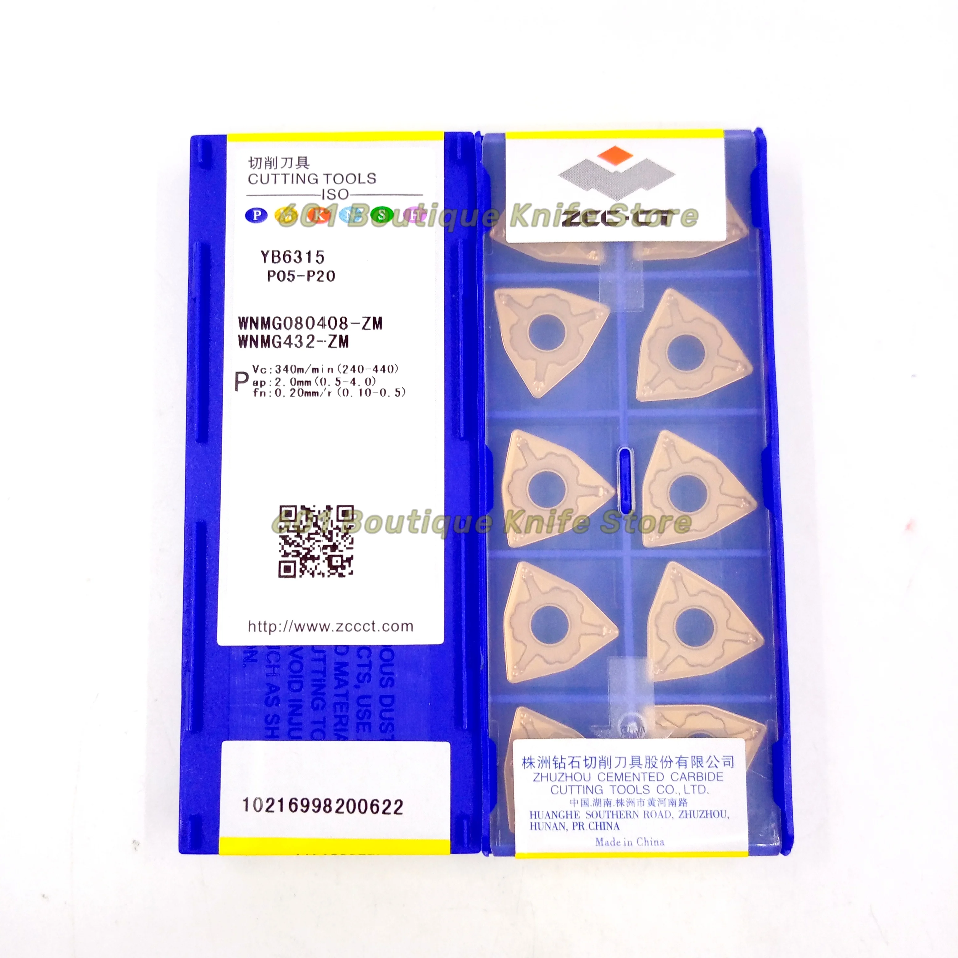 WNMG080408-ZM YB6315 100% Original ZCC CT carbide insert with the best quality 10pcs/lot TOP SALE