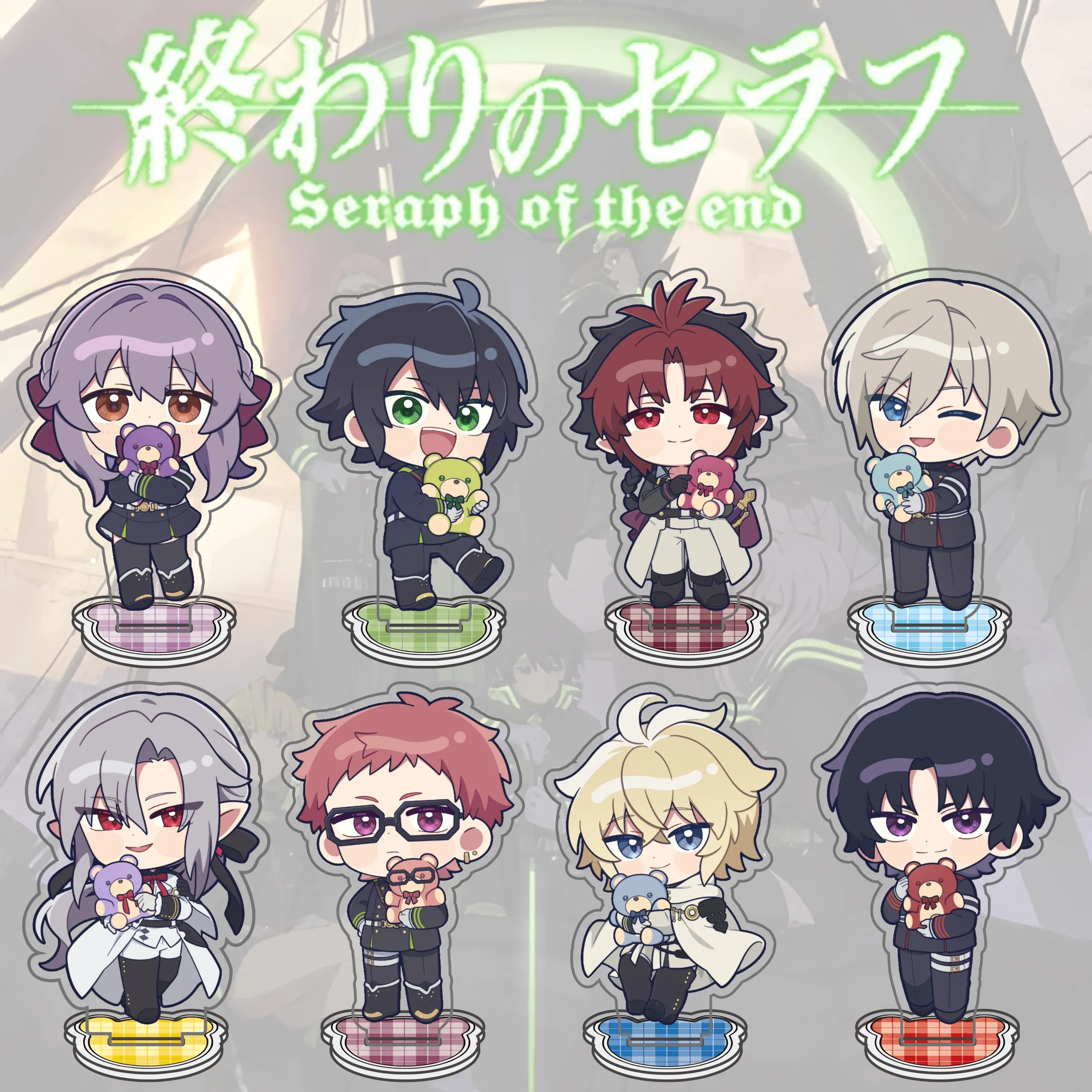 Seraph of the End Owari no Seraph Mikaela Hyakuya Anime Acrylic Standee 10CM Desktop Display Figurine Collectible Fans Gift