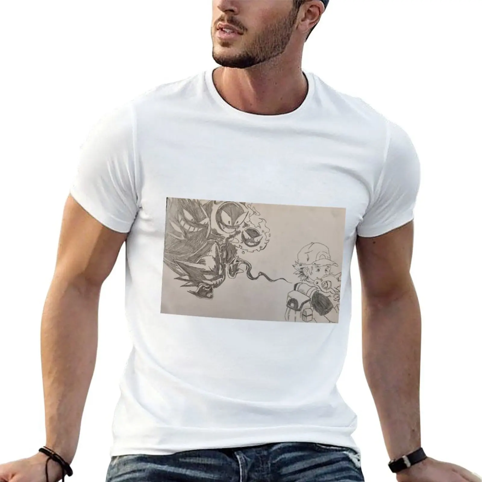 

Ghost type T-Shirt t shirt man luxury t shirts for man cotton funny T-Shirt