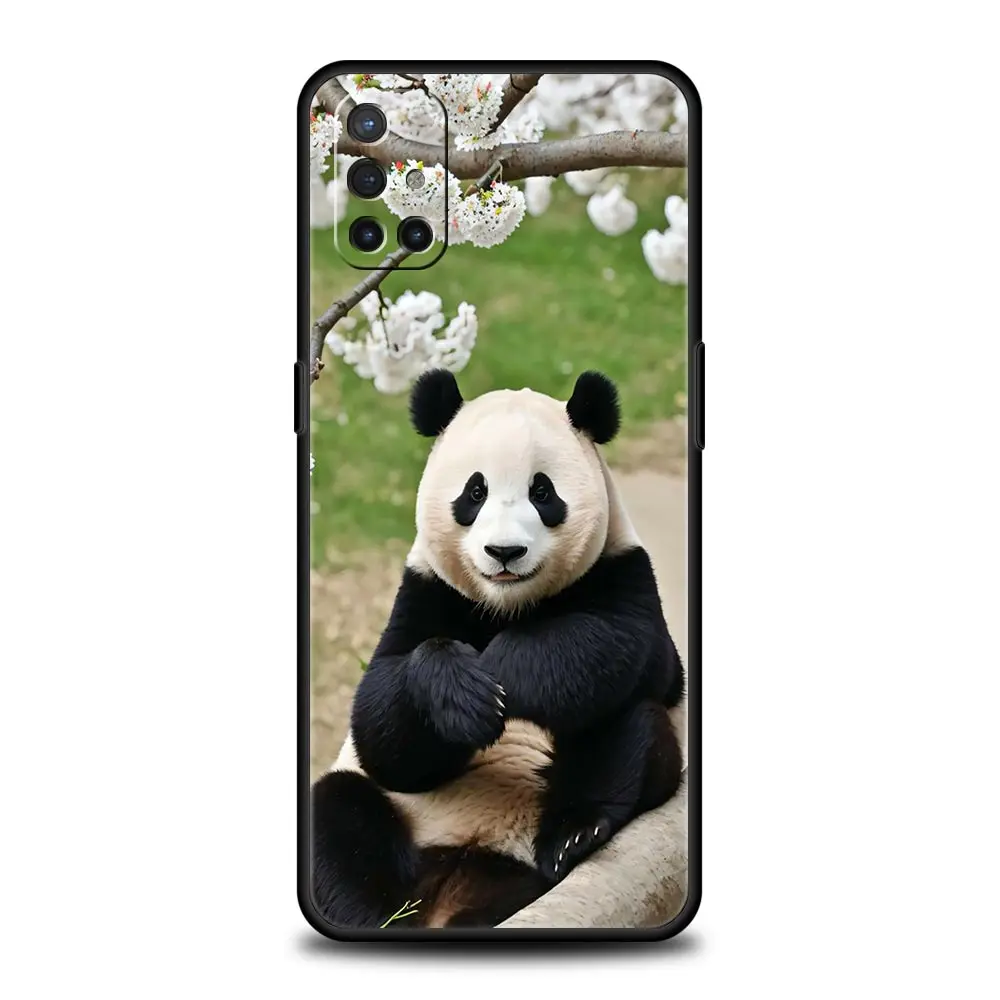 Phone Case For OnePlus 12 11 10 9 Pro 9T 12R 10R 9R 9RT 10T 8T 8 7 6T 7T Nord 2T CE 2 5G N200 N10 N100 Cover Fubao panda