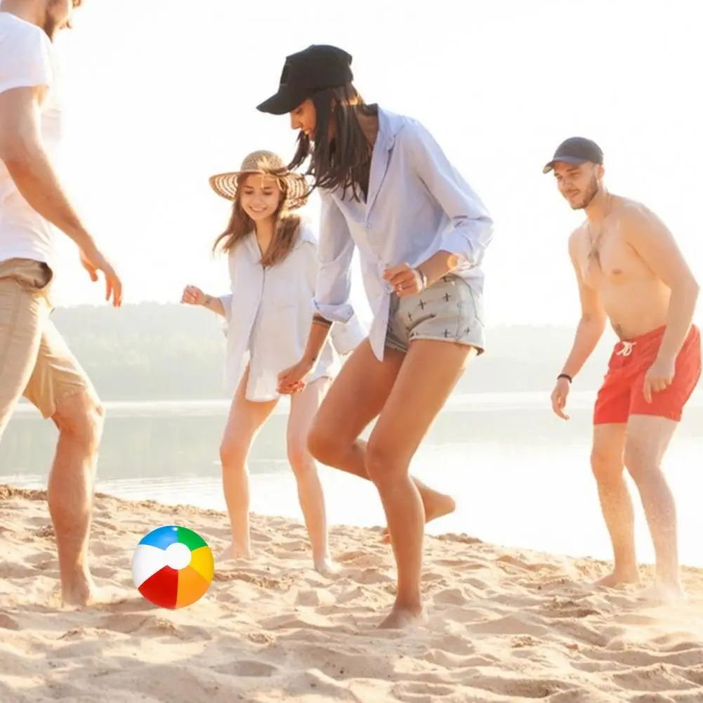 Zomer Strandballen Kleurrijke Regenboog Strandballen Voor Kinderen Leuke Waterspellen Speelgoed Voor Zomerzwembadfeesten Decoraties Kindveilig