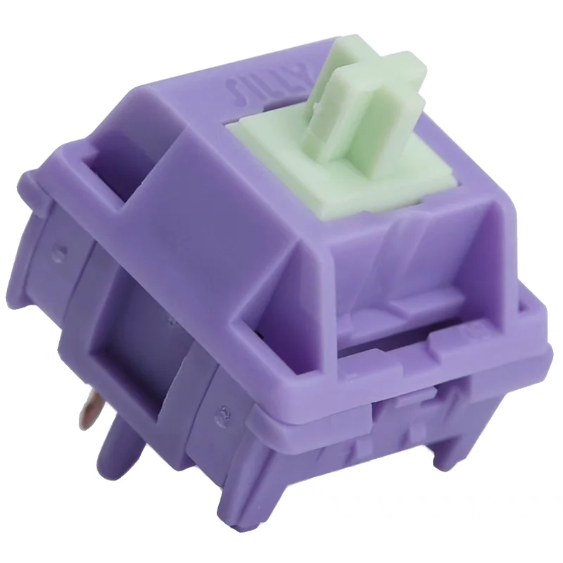 Sillyworks Hyacinth V2 Hyacinth V2U Switch Linear 5pins For Custom Gaming Mechanical Keyboard MX Switch POM Nylon Factory Lubed
