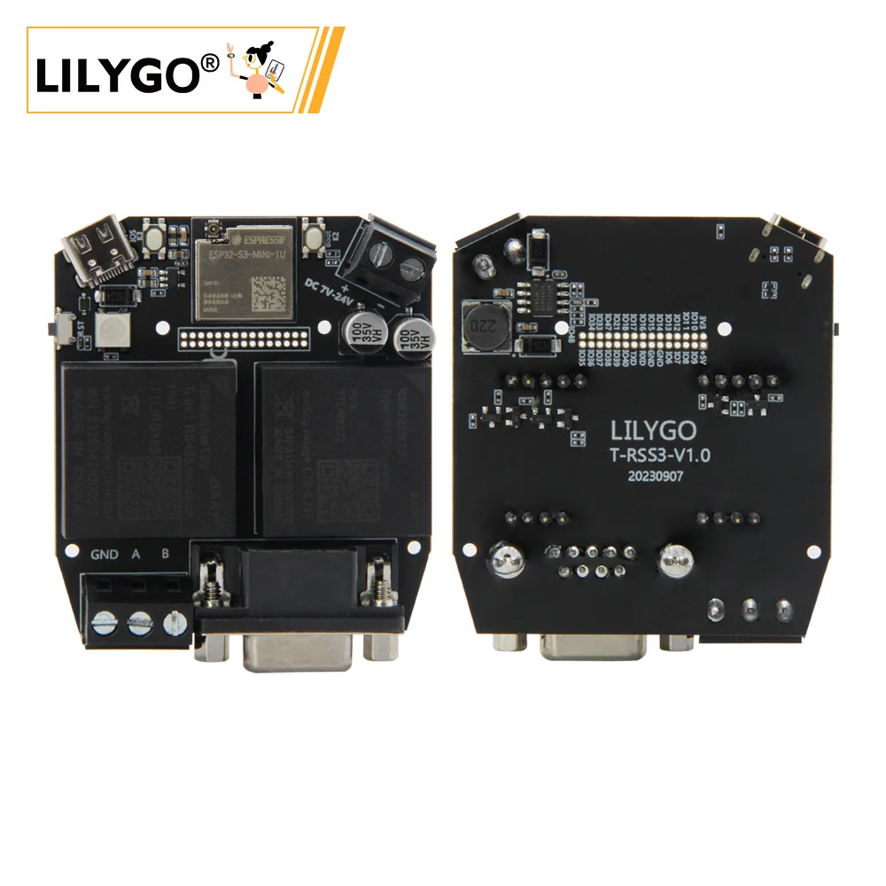 lilygo®-t-rss3-esp32-s3-開発ボードrs232-rs485-5vモジュールオンボードのws2812-wi-fi、ブルートゥース50-typs-c-rsm232mt5v-rsm485mt5v