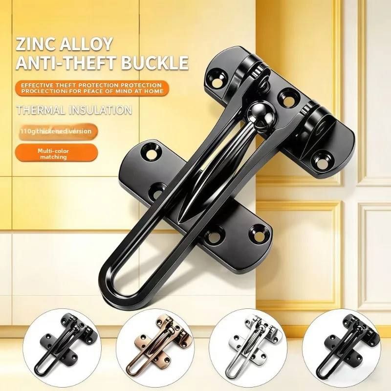 Thickened Anti‑theft Door Safety Reverse Lock Hardware Hotel Guesthouse Wooden Gate Household Privacy view 2