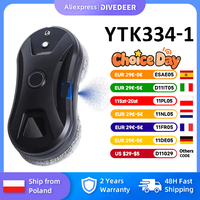 DIVEDEER YTK334 Window Cleaning Robot Water Spray Ultrathin Window Robot Vacuum Cleaner