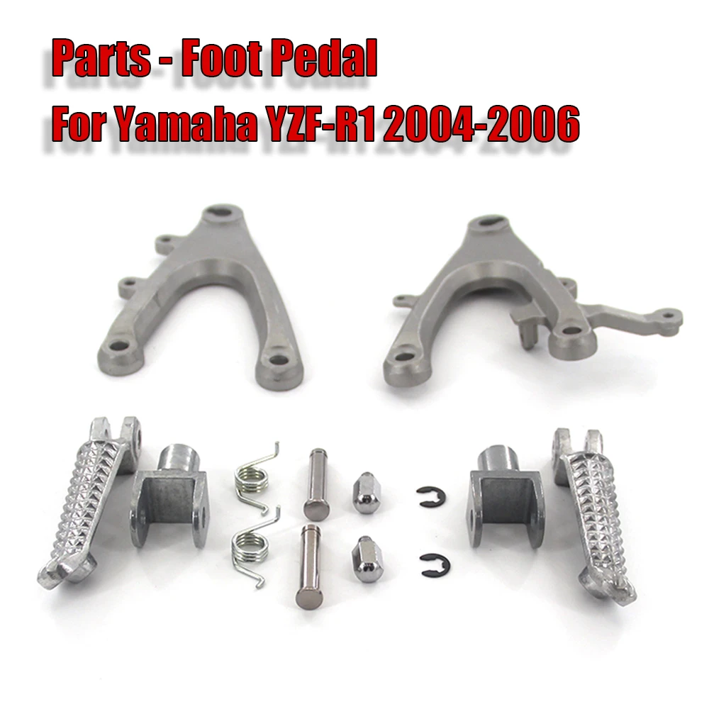 

For Yamaha YZF-R1 2004-2006 Motorcycle Folding Parts Front Passenger Foot Rests Pedal Bracket Assembly Kit
