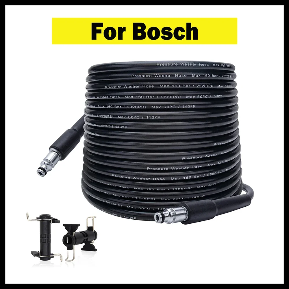 2M~25M Pressure Washer Hose High Water Cleaning Hose Pipe Cord Extension Hose Connector Adapter For Bosch High Pressure Cleaner