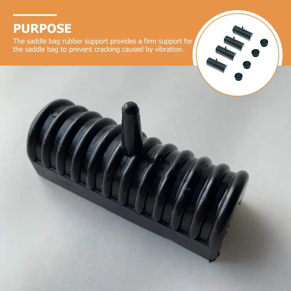 

1Set Saddle Bags Support Cushion Rubber Bushing Mount with High Durability Non Deformable Vibration Dampening Bracket