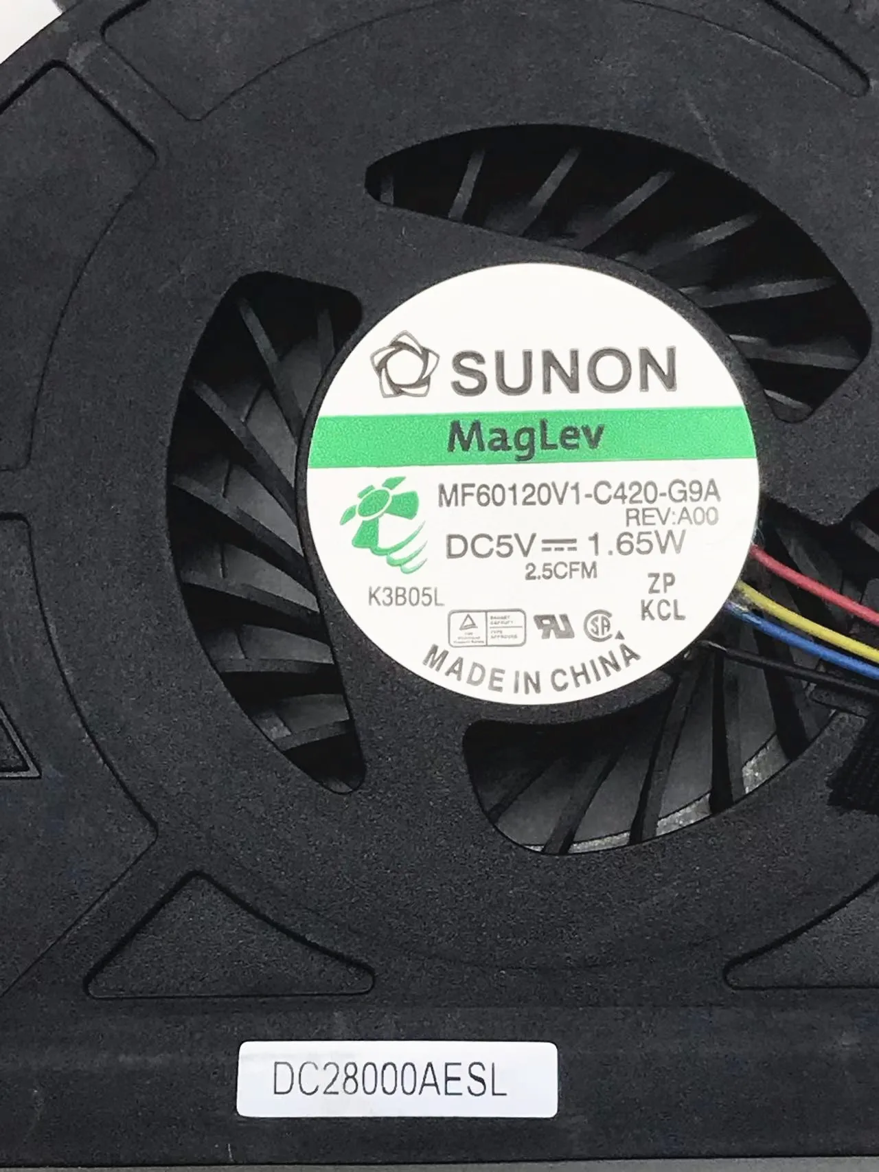 SUNON MF60120V1-C420-G9A dc28000essl تيار مستمر 5 فولت 1.65 واط خادم مروحة التبريد