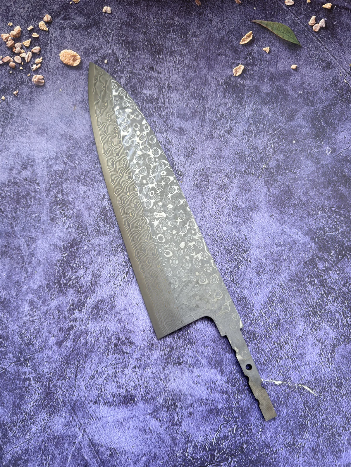 RHON Deba Net Knife Blade 8.5/9.5inch DIY Damascus Steel Japanese Chef's Kitchen Fish Bone Chopping Sashimi Slicing Knives Witho