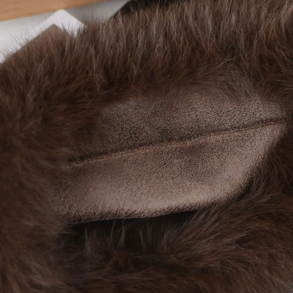 Retro Warm Fluffy Fur Hat Brimless Korean Style Plush Bucket Hat Thicken Faux Fur Winter Hat Autumn Winter 6