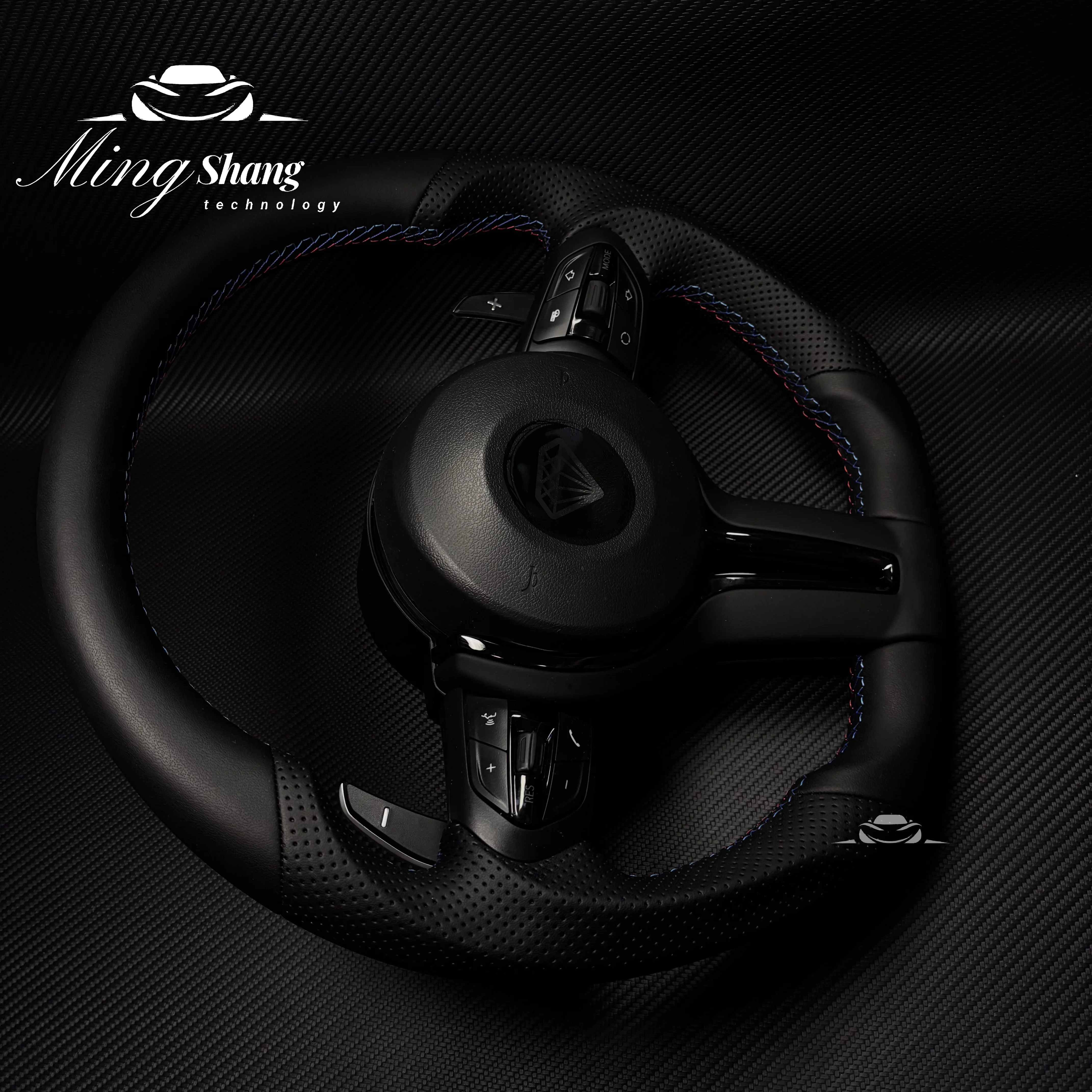 Sport M Steering Wheel for BMW E90 E91 E92 E93 E70 E71 E72 E53 E89 E86 E84 E83 E85 E93 E81 E87 E82 E88 E46 E60 E38 E39 F30 F10M3 view 4