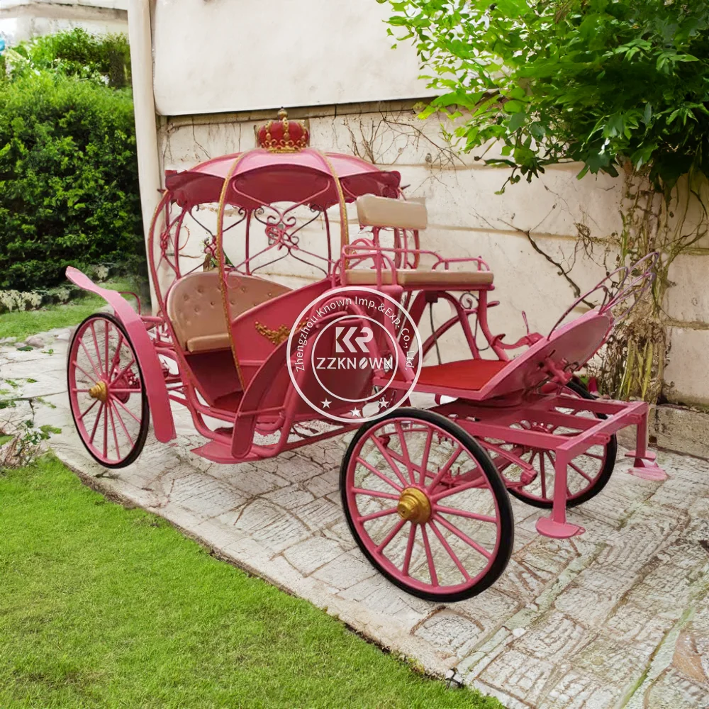 High Quality Horse Carriage Wedding Electric Carriage Popular Pumpkin Wagon On Sale