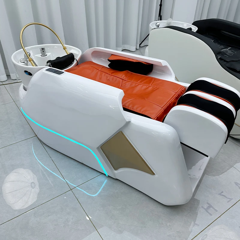 Elektrische Scheerstoel Shampoo Professionele Haarwasstoel Intelligente Schoonheid Sillas Peluqueria Kapsalon Meubels Cy50xt