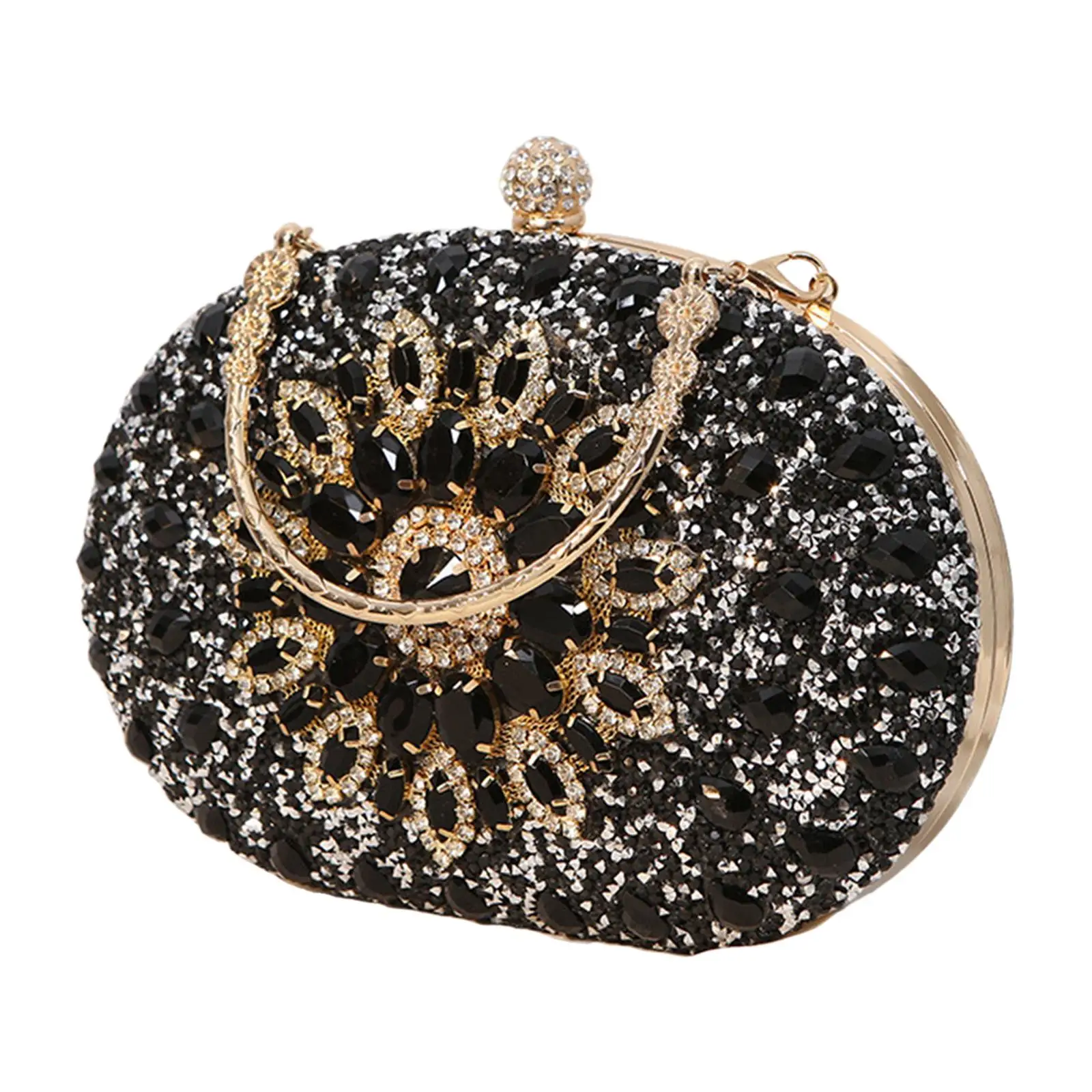 محفظة فاخرة بيضاوية الشكل للسيدات من البولي يوريثان على الشاطئ وأعياد الميلاد وحفلات الصيف وحقائب اليد المصممة للفتيات