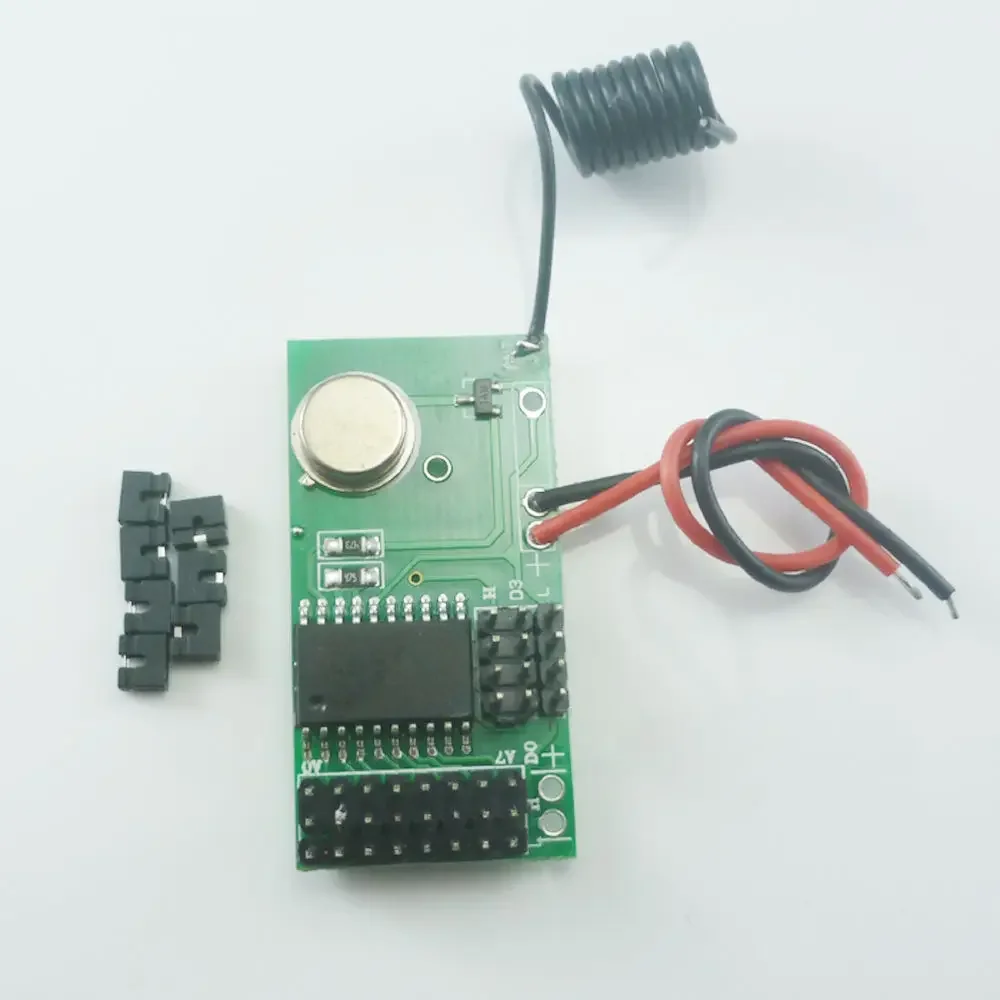 PT2262 SC2262 Encoded Transmitter Module DC 5V 12V 4 CH 433Mhz ASK OOK For GSM SMS Home Burglar Security Alarm System