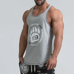 2024 New Sport Sleeveless Shirt Quick Drying Breathable Vest Men's Clothing Fashion Casual Summer Y2K T-Shirt Vest Gym Workout