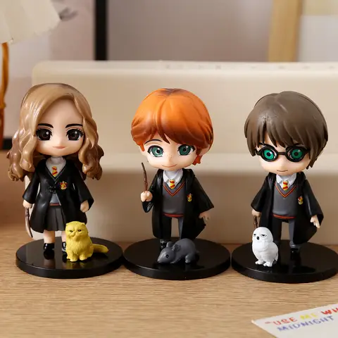 10cm Original Q Posket  Series Version Role Draco Malfoy Hermione Action Figure Anime Collectible Kids Doll