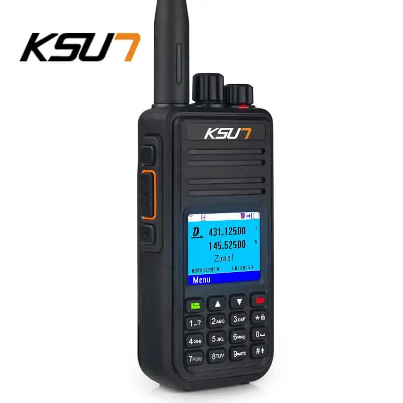 KSUN KSX-DM9 المدنية عالية الطاقة DMR جهاز لاسلكي رقمي في الهواء الطلق الأشعة فوق البنفسجية ثنائي النطاق لتحديد المواقع مشفرة اتجاهين الراديو