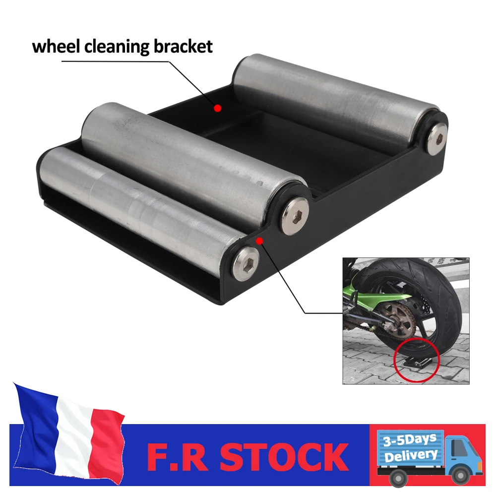 Support universel de nettoyage de pneus de moto, support de lavage de pneus, chaîne Portable, nettoyage, rampe à rouleau Durable, levage pour KTM Kawasaki Suzuki