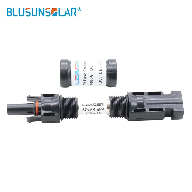 SOLAR Connector IP68 1000V DC Male to Female In-line Solar Fuse Holder Connector With Single Fuse 2/3/5/10/12/15/20A /30A/32A