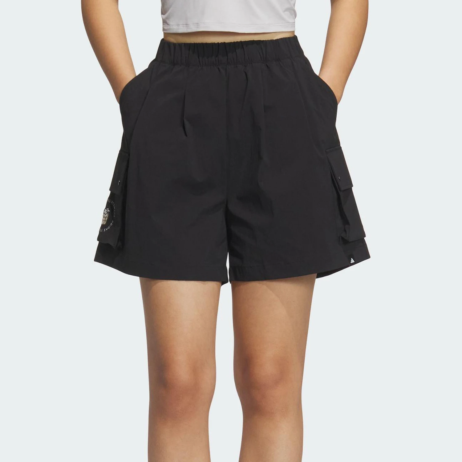 

Adidas genuine Summer Women's Woven Loose Cargo Breathable Shorts JL9275