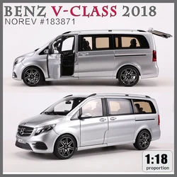 NOREV 1:18 Mercedes V-Class AMG-Line 2018 MPV Commercial Vehicle Diecast Car Model #183871