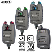 Hirisi Wireless Carp Fishing Alarm Set 1+3 Set Waterproof Bite Alarm Indicator Carp Fishing Tackle B1228 Fishing Accessories