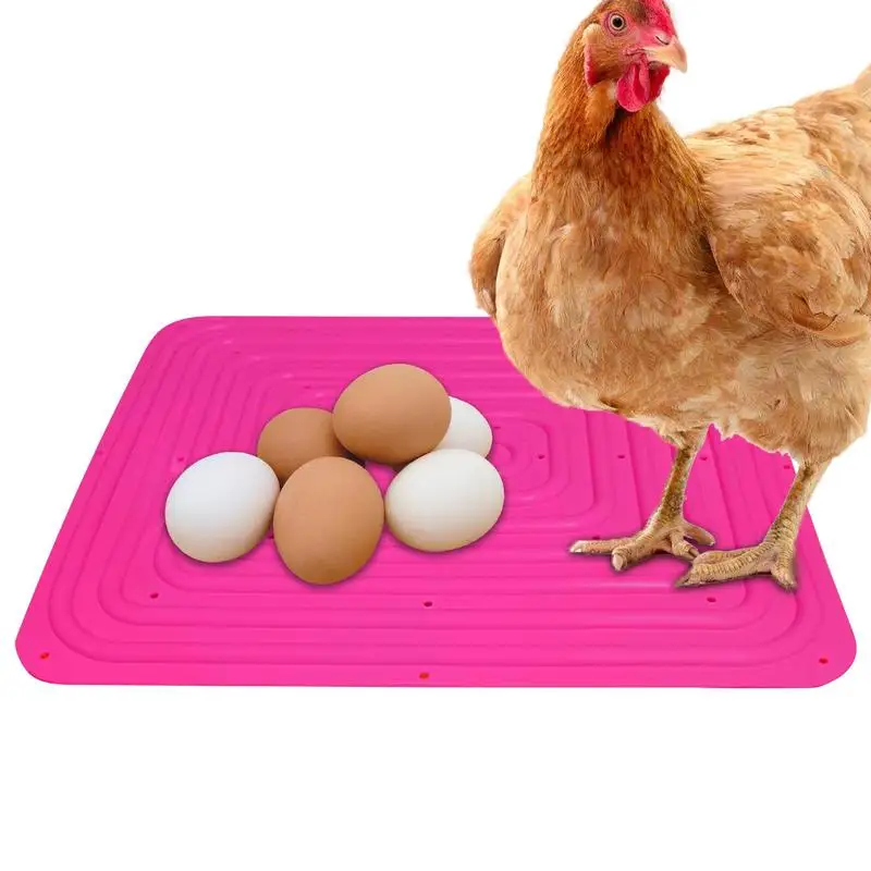 Chicken Nesting Pads Silicone Washable Chicken Nest Mat Anti Slip Hen Nesting Box Liners For Laying Eggs Poultry Supplies