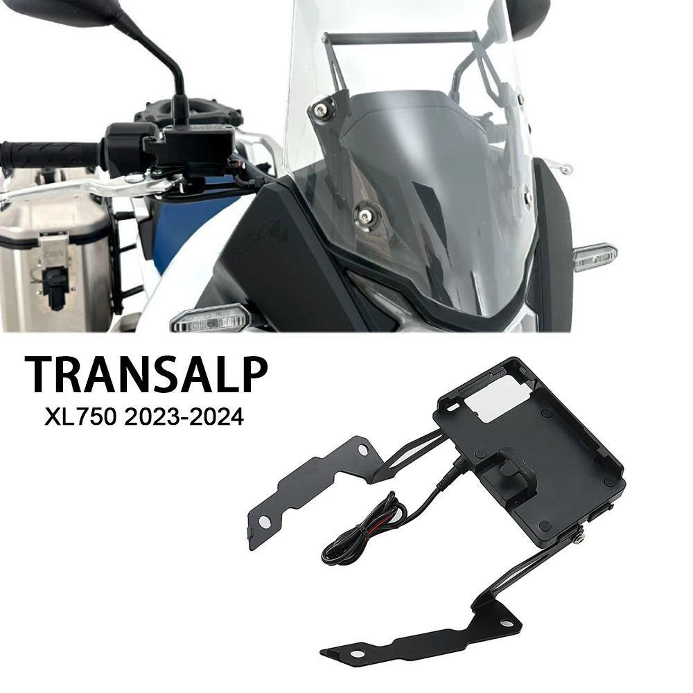

Аксессуары для трансалпа XL750, Кронштейн Пластины GPS-навигации для Honda XL 750 Transalp 2023 2024, новый держатель для телефона на мотоцикл