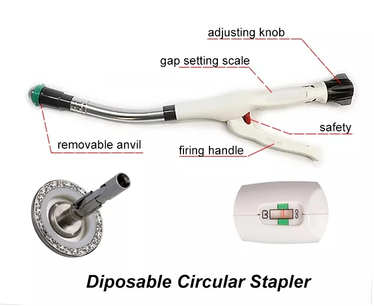 Disposable 32mm Circular Stapler for Colorectal Surgery - Affordable Price Surgical Stapling Device for Medical Use