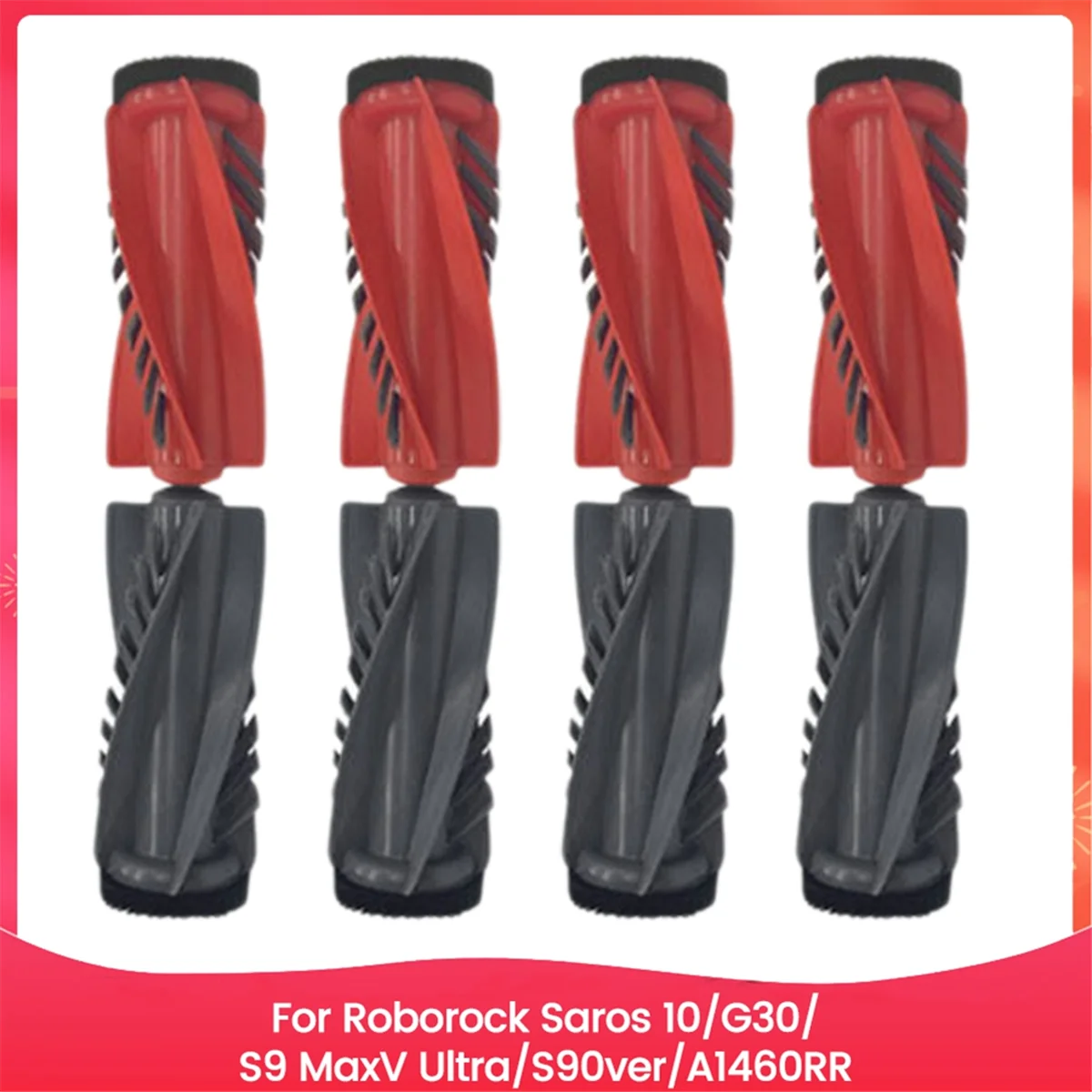 

Роликовая щетка ABJZ для Saros 10/G30/S9 MaxV Ultra/S90ver/A1460RR, замена роликового пылесоса с двойной короткой щетиной