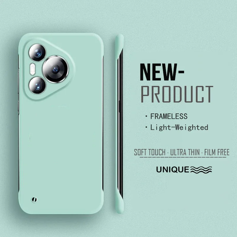 Frameless Hard PC Matte Phone Case For Huawei P70 Pro Puro 70 Ultra P70Pro Protective Bumper Shell Cover
