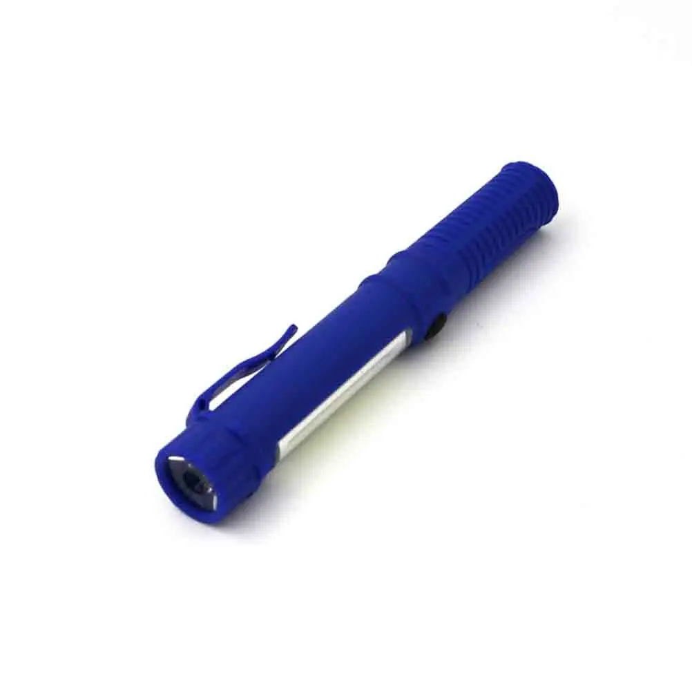 

Cob LED Pen Light Compact Mini Work Flashlight Torch Magnetic Base Clip Bright Far Near Beam Multi-Purpose Use
