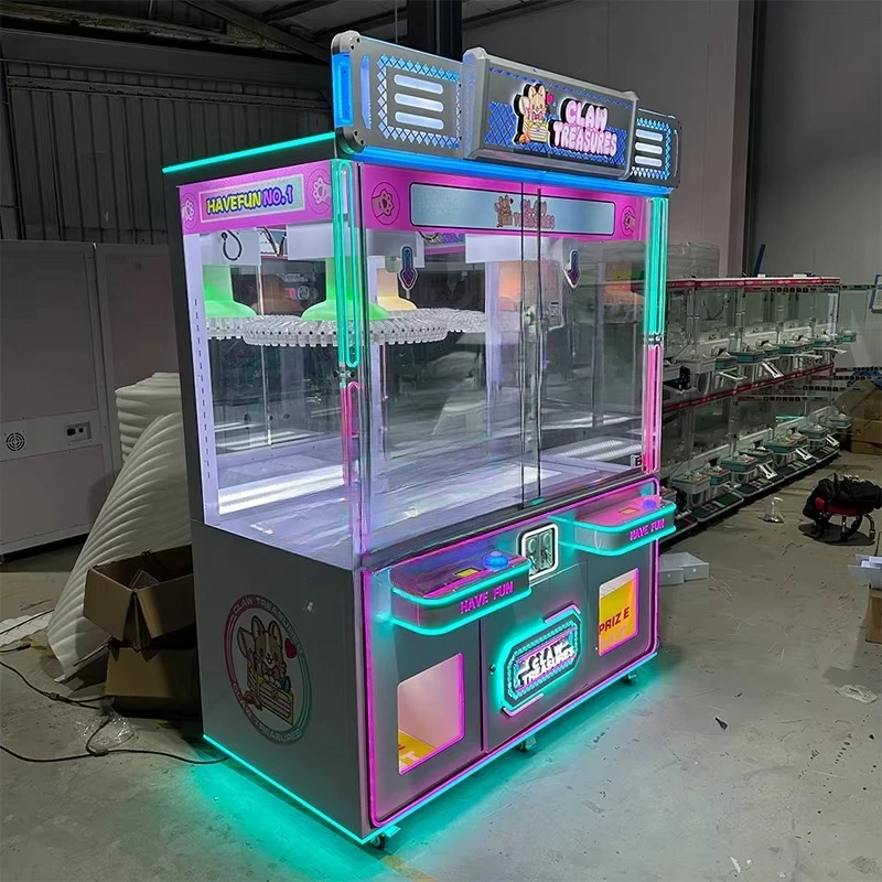 Coin Operated Arcade Snack Grabbing Machine Maquina De Garras Claw With Bill Acceptor Coin Operated Game Machine