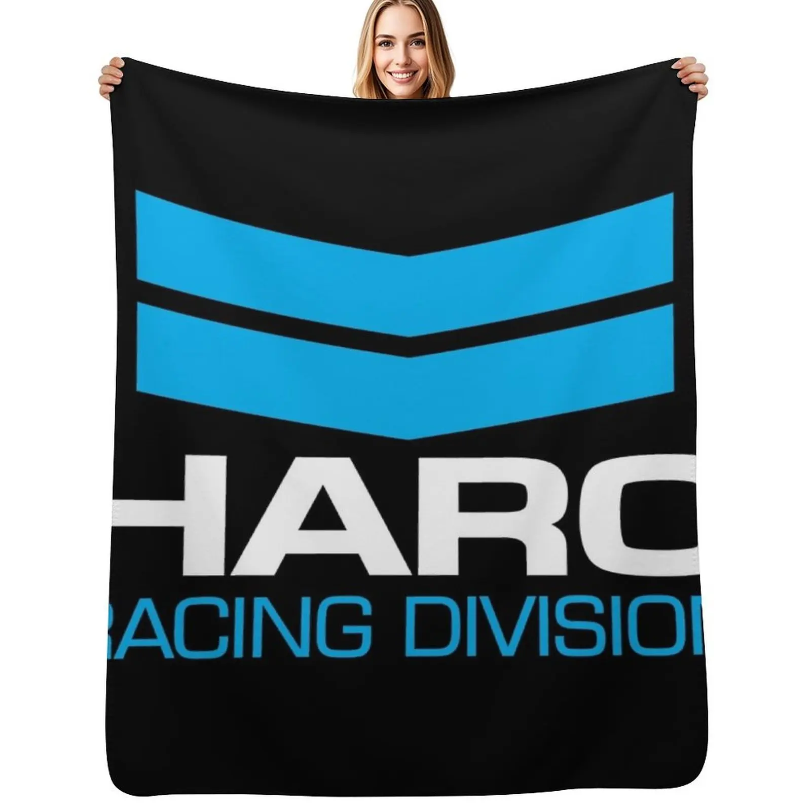 Manta decorativa con diseño de BMX HARO RACING DIVISION BMX, regalo para amigos y compañeros de habitación