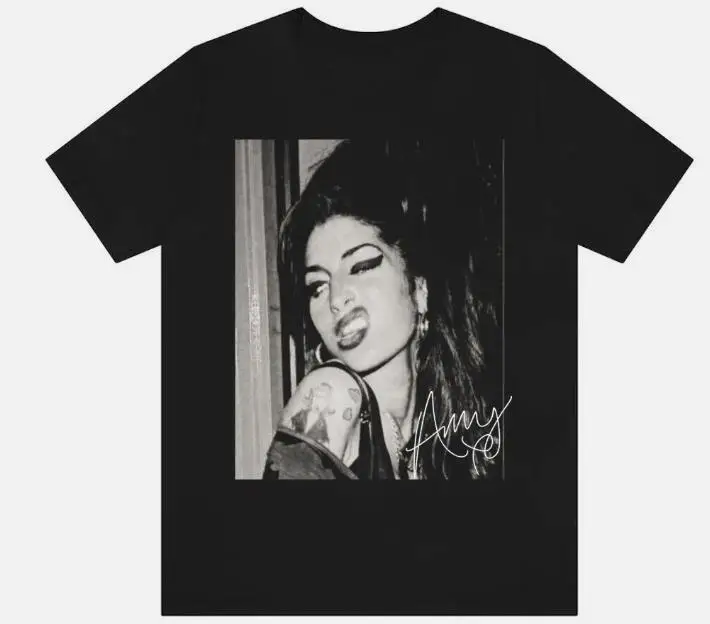 Hot Amy Winehouse T shirt Black All Size For Men Women